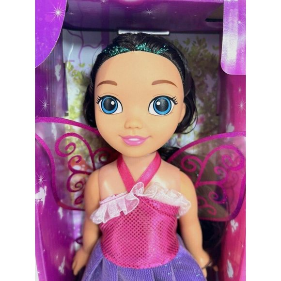 Fairyland Doll Toy Best Friend Forever Black Hair Blue Eyes Sparkly Wings 11" - Picture 7 of 7